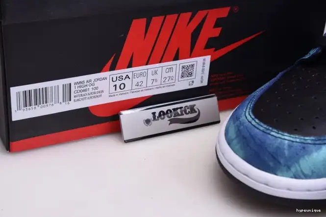 HYPE High Jordan CD0461-100 OG 1 Air Tie-Dye 0508